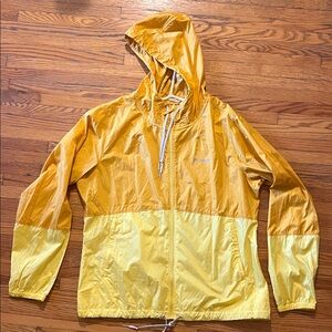 Columbia Golden Yellow Windbreaker